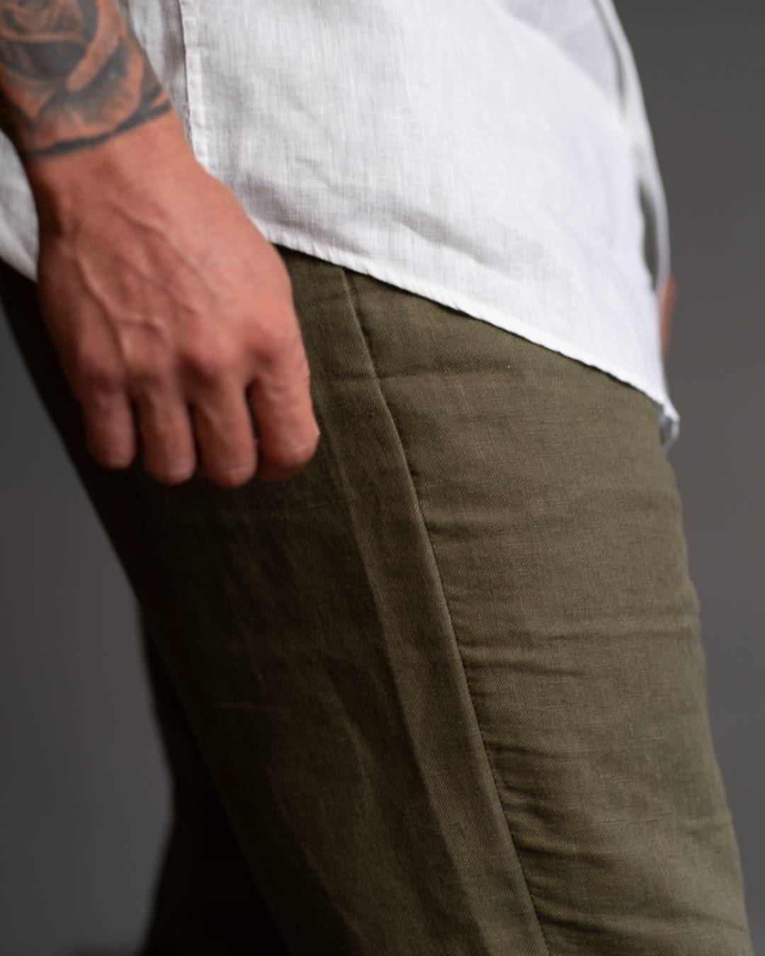 Calça Linho 100%