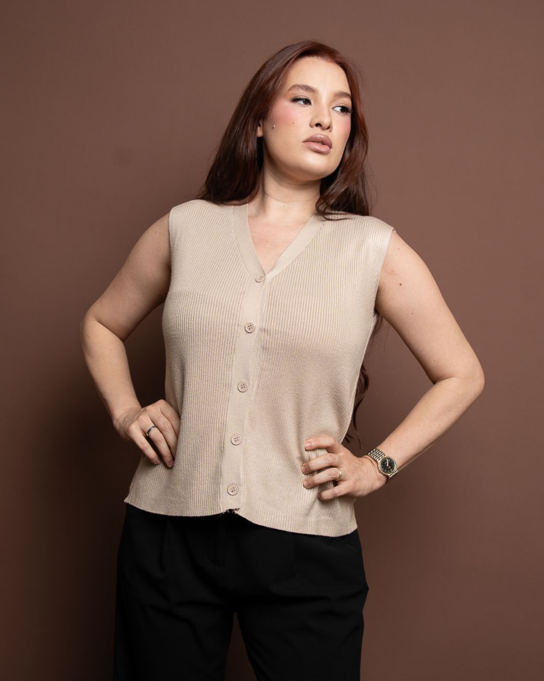 Colete serena (khaki)