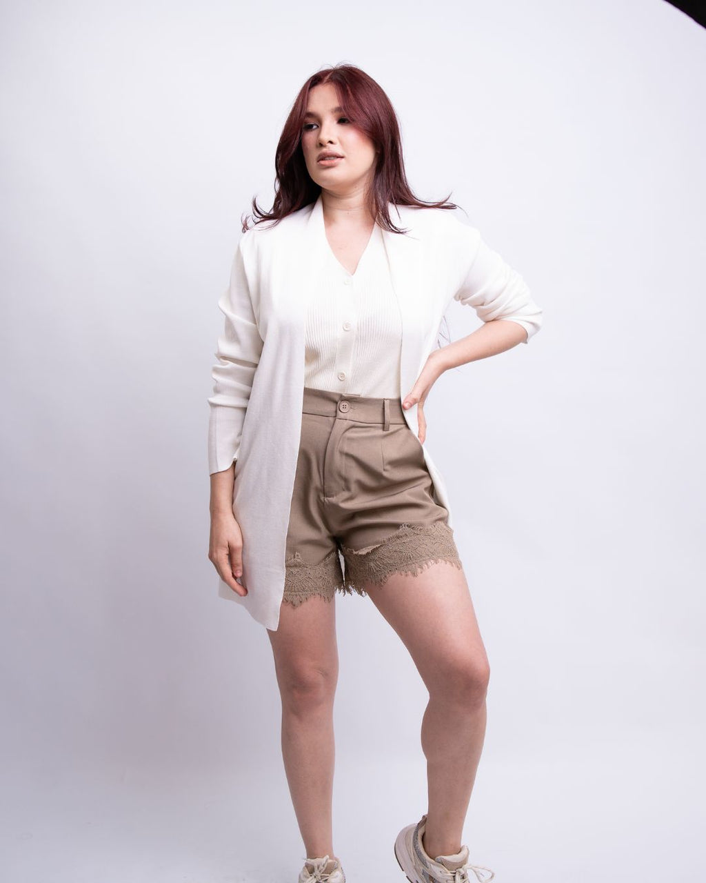 Short Luna Renda Kakhi