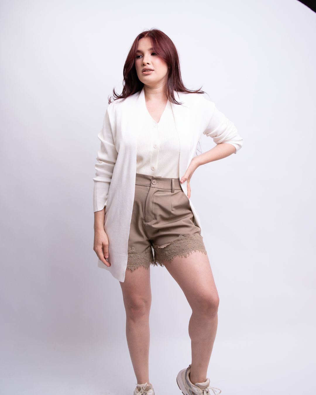 Short Luna Renda Kakhi