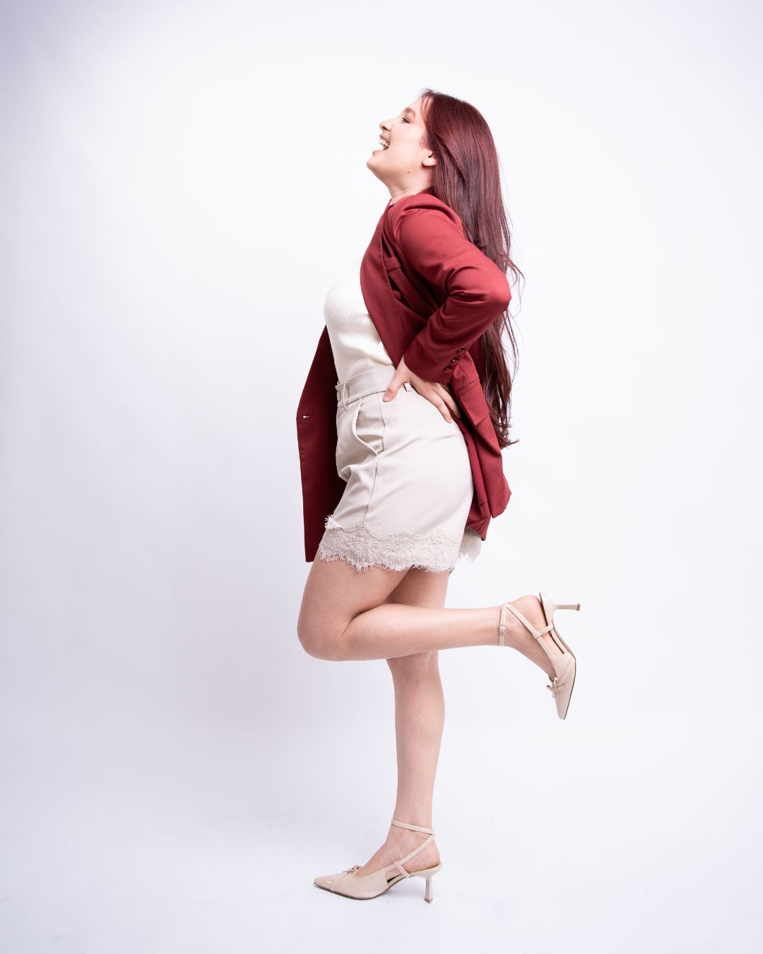 Short Luna Renda Areia