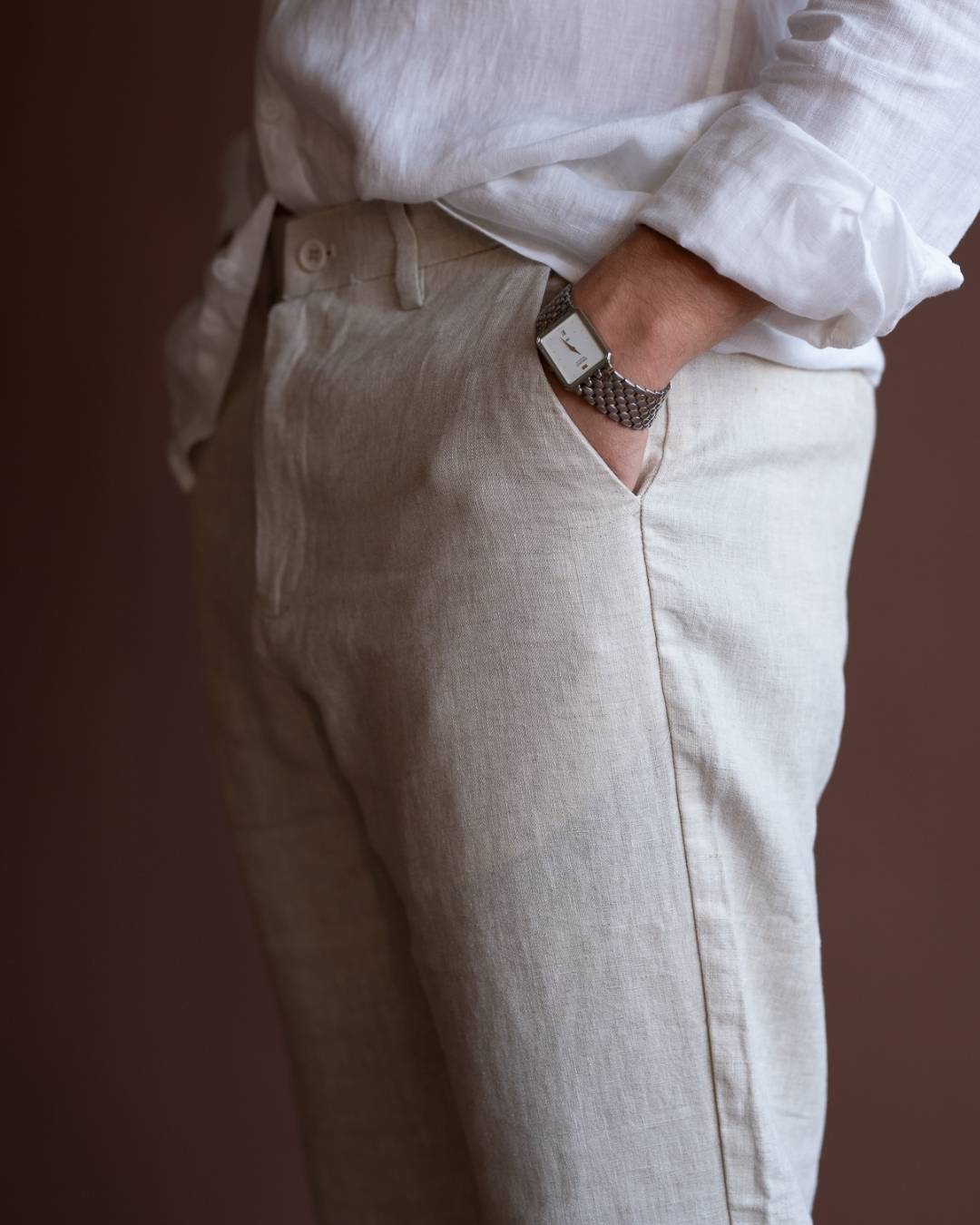 Calça Linho 100%