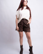 Short Luna Renda Café