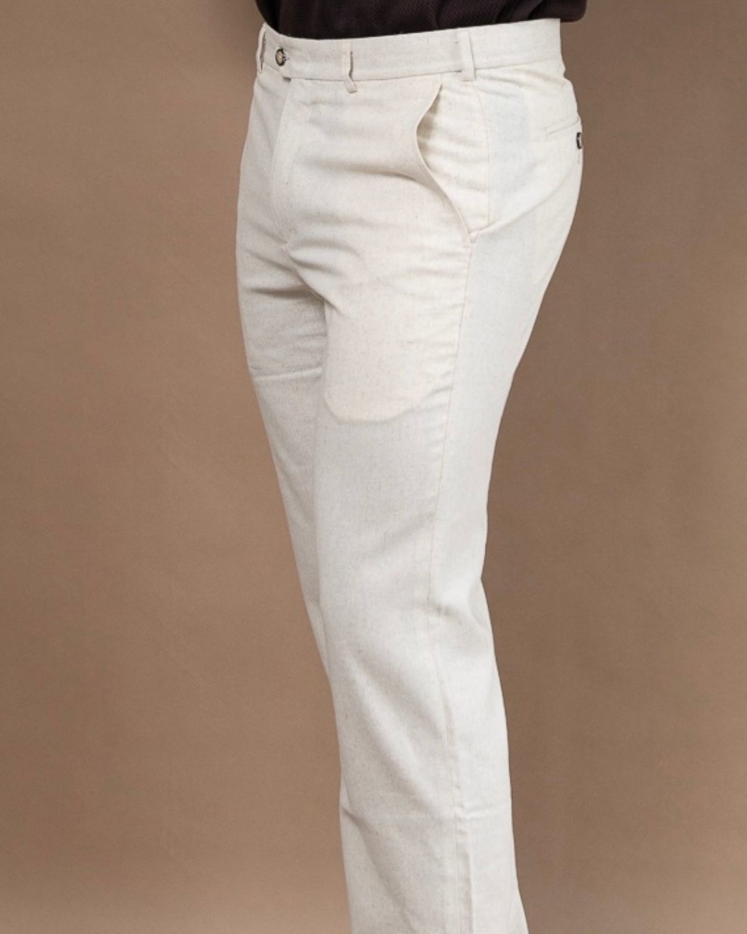Calça em Linho e Viscose