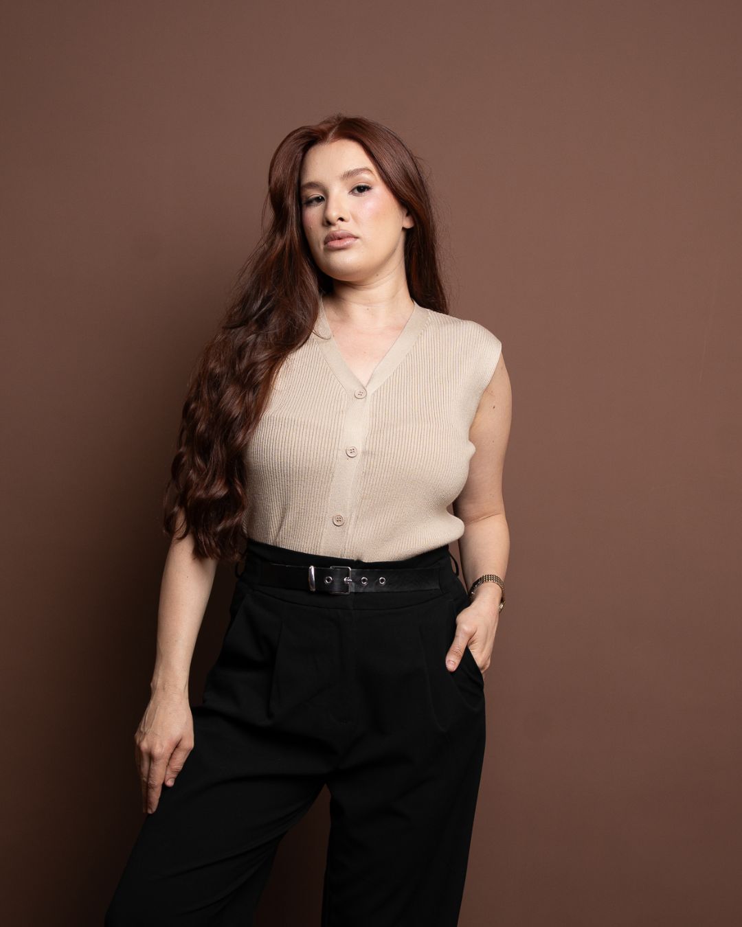 Colete serena (khaki)